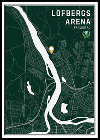 Färjestad BK Löfbergs Arena Karta Grön-0