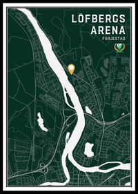 Färjestad BK Löfbergs Arena Karta Grön-0