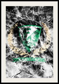 Frozen In Ice Logo Färjestad BK-2