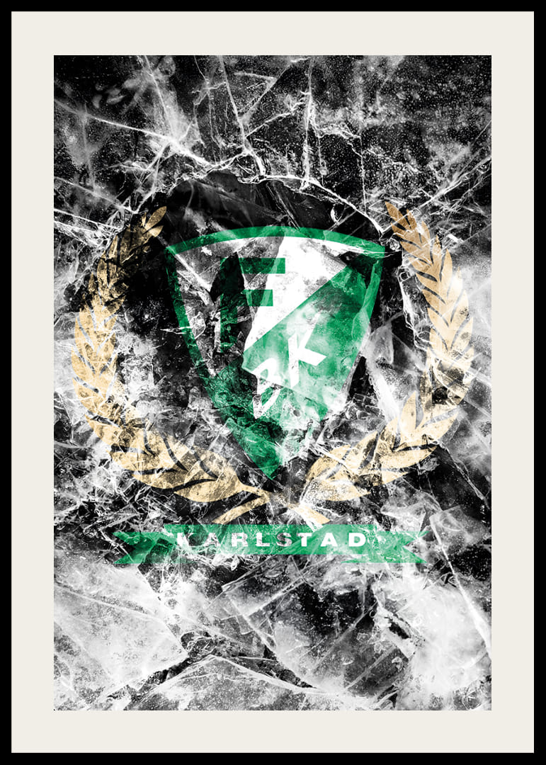 Frozen In Ice Logo Färjestad BK-12