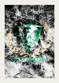 Frozen In Ice Logo Färjestad BK-3