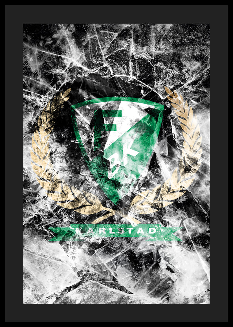 Frozen In Ice Logo Färjestad BK-12