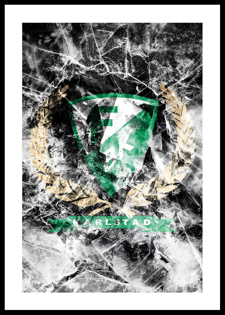 Frozen In Ice Logo Färjestad BK-12