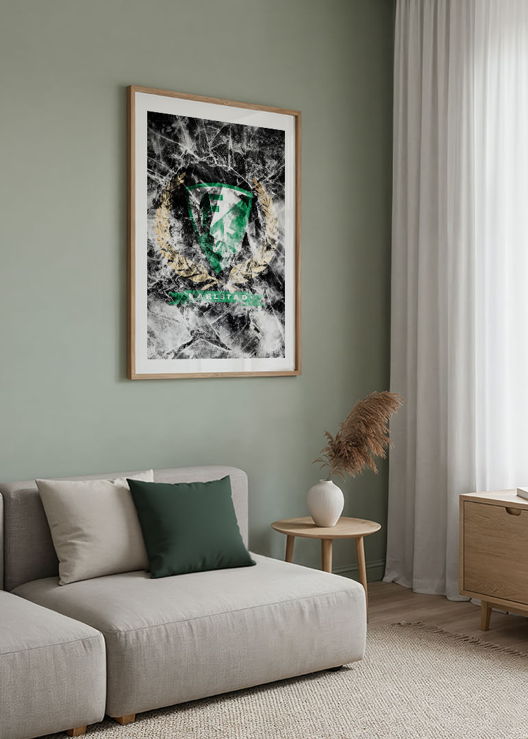 Frozen In Ice Logo Färjestad BK-12