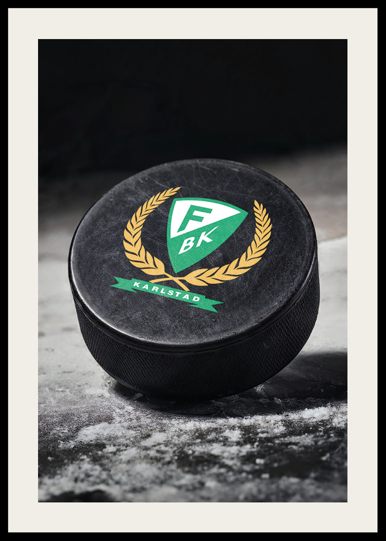 Hockeypuck Färjestad BK-12
