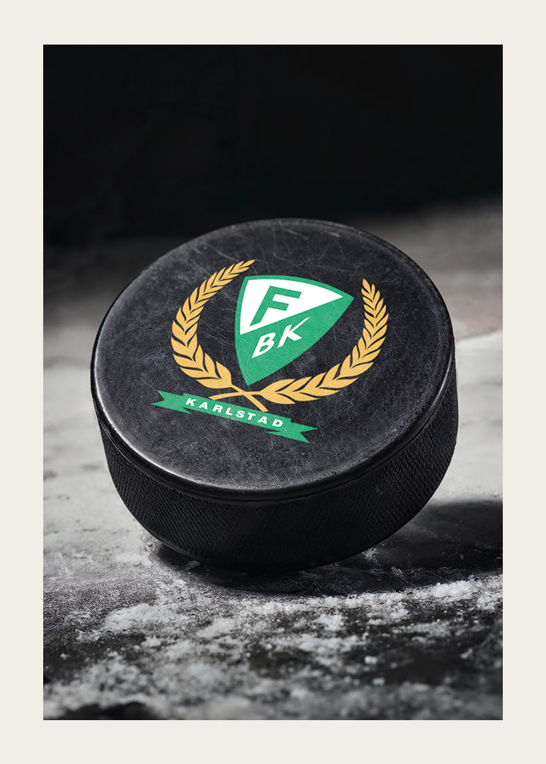 Hockeypuck Färjestad BK-12