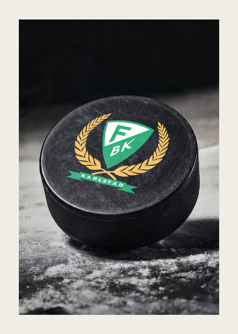 Hockeypuck Färjestad BK-12