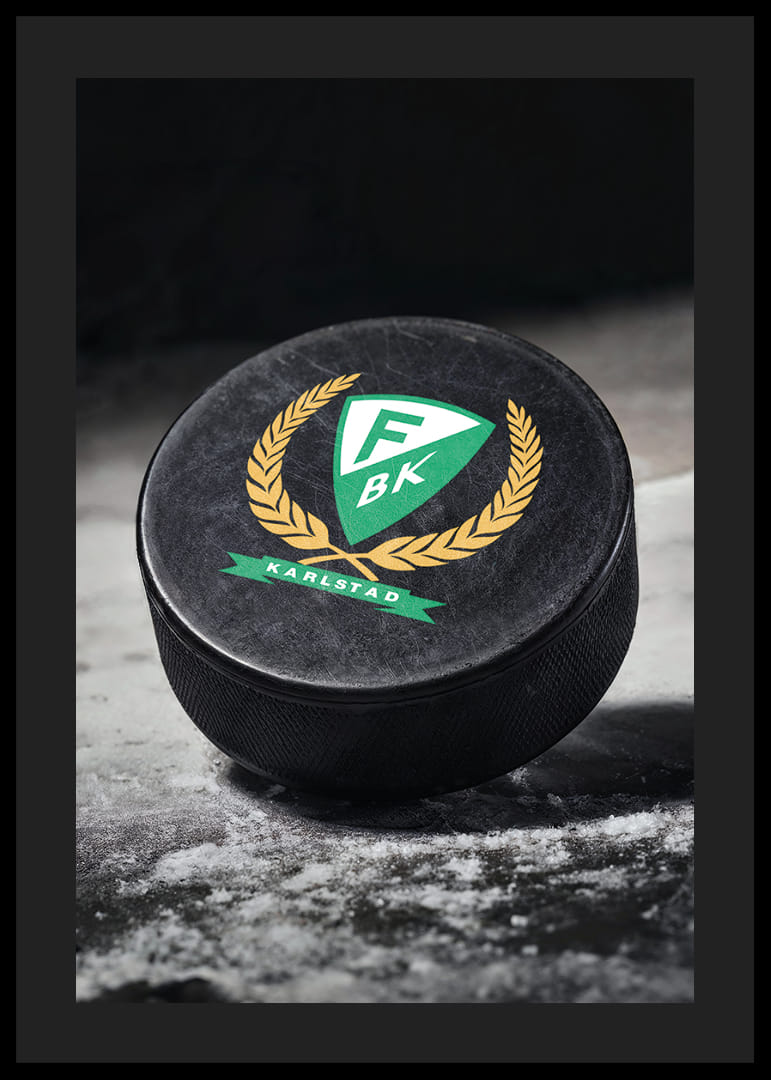 Hockeypuck Färjestad BK-12