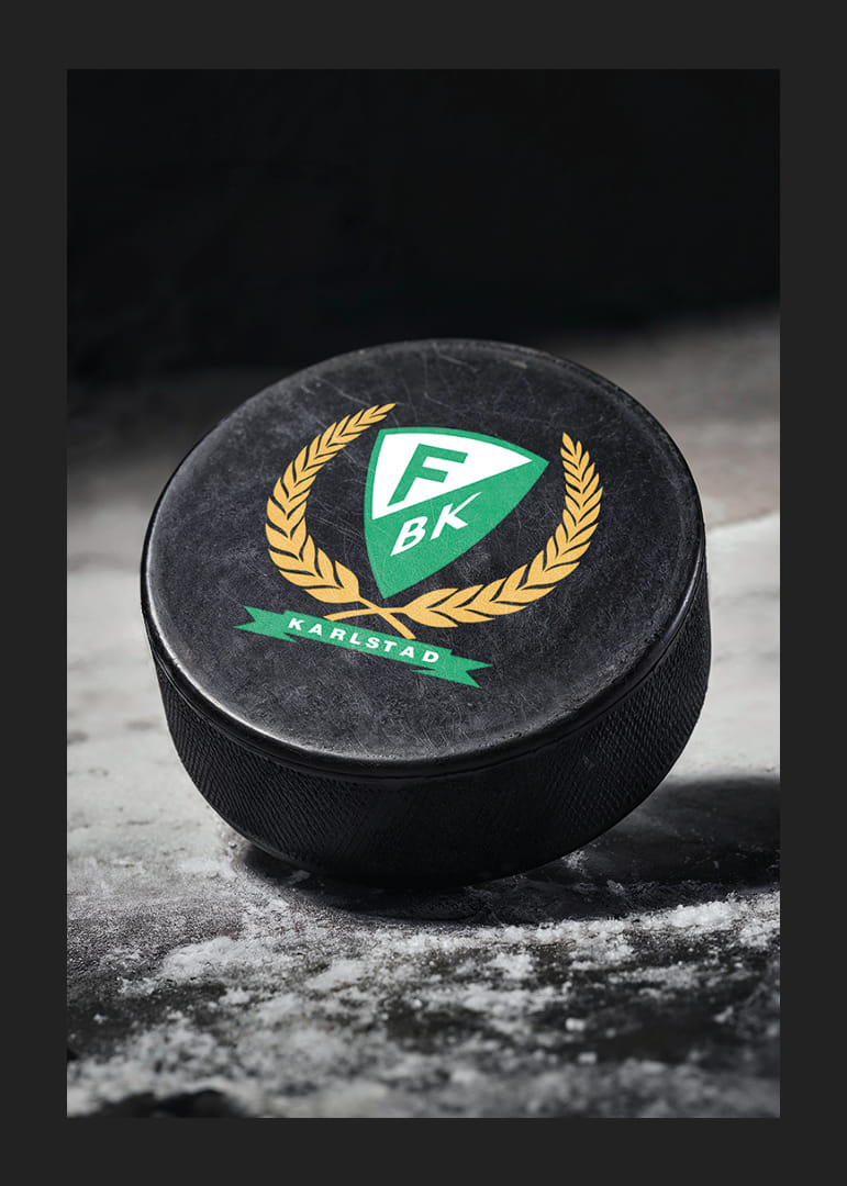 Hockeypuck Färjestad BK-12