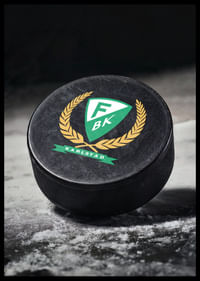 Hockeypuck Färjestad BK-2