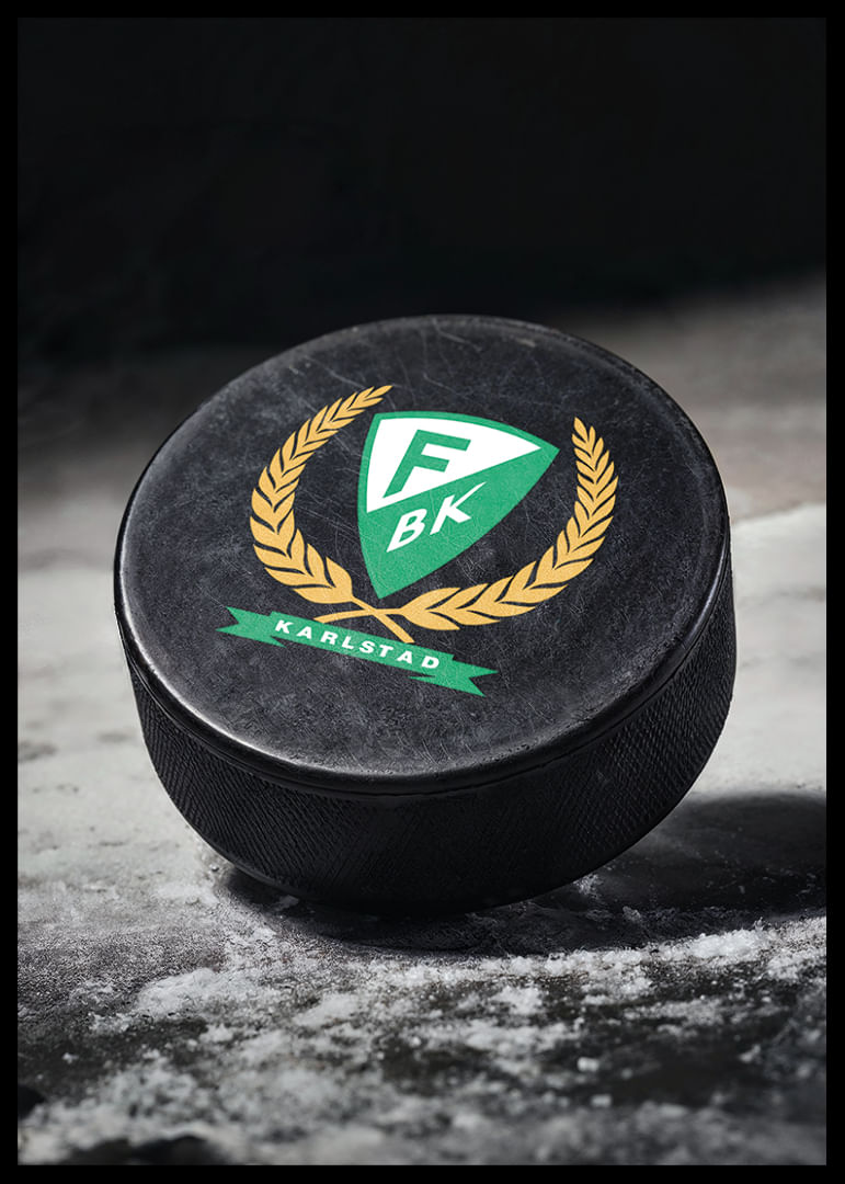 Hockeypuck Färjestad BK-12