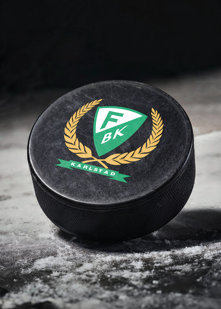 Hockeypuck Färjestad BK-12