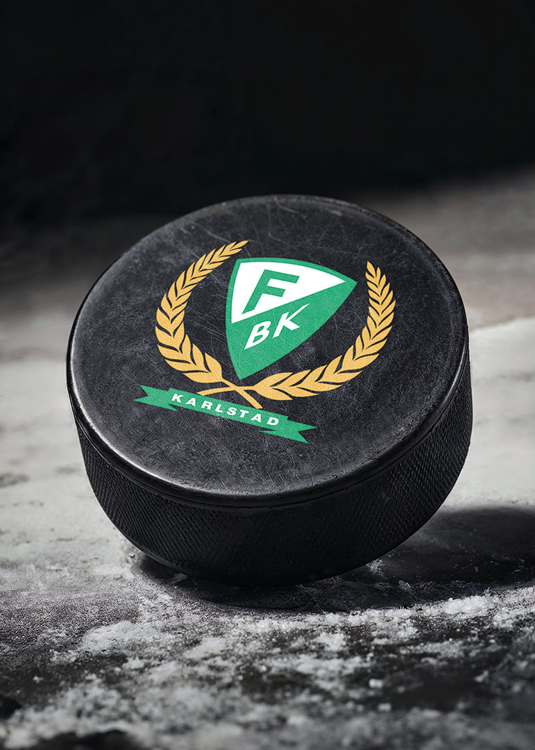 Hockeypuck Färjestad BK-12