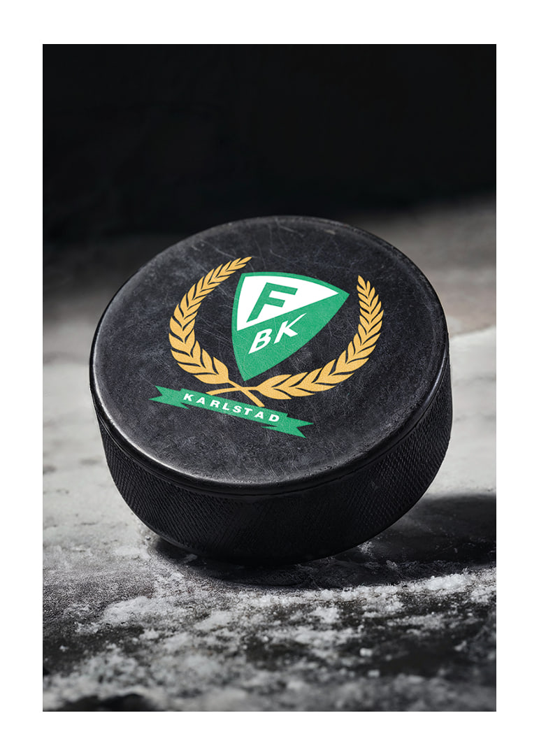 Hockeypuck Färjestad BK-12