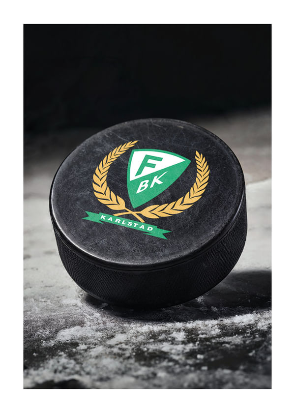Poster Hockeypuck Färjestad BK