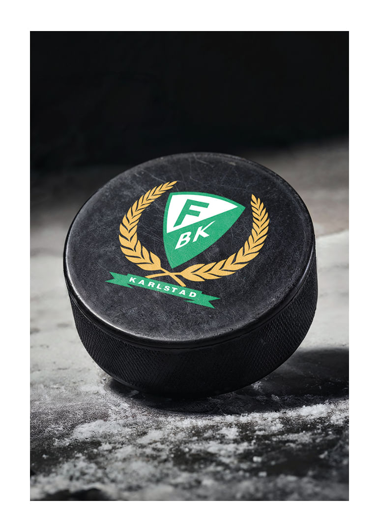 Hockeypuck Färjestad BK-12