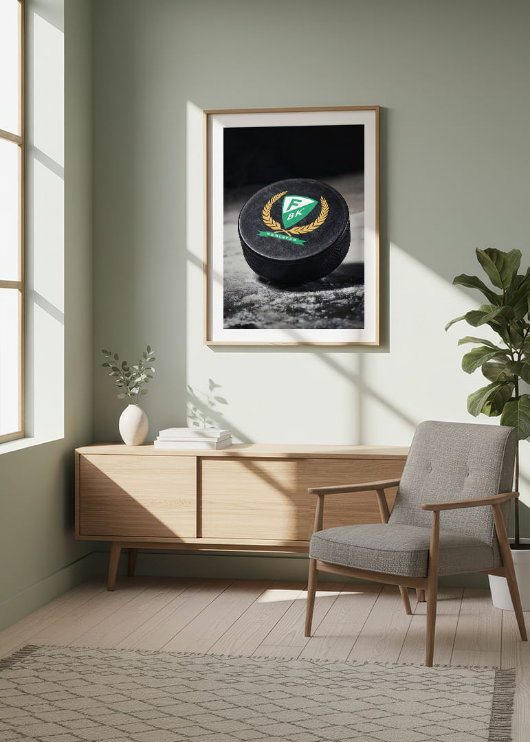 Hockeypuck Färjestad BK-12