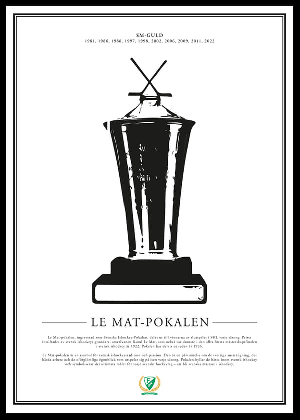 Poster Le Mat Pokalen Färjestad BK
