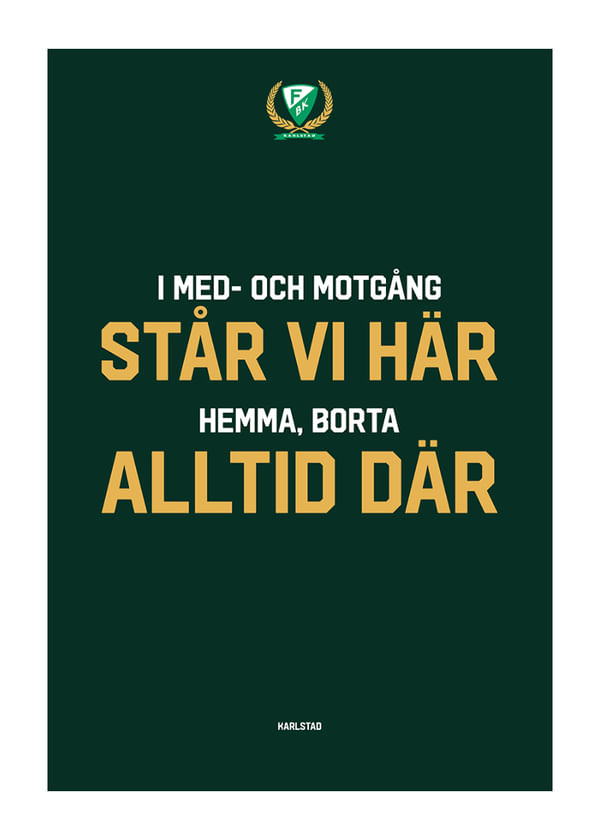 Poster I Med och Motgång Färjestad BK