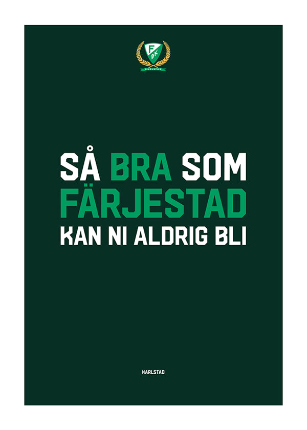 Poster Så Bra Som Färjestad BK