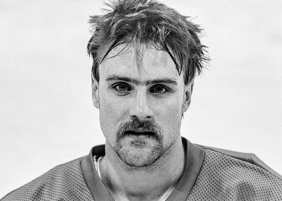 Tommy Samuelsson Färjestad BK Landslagsmatch Mot Finland 1986-12