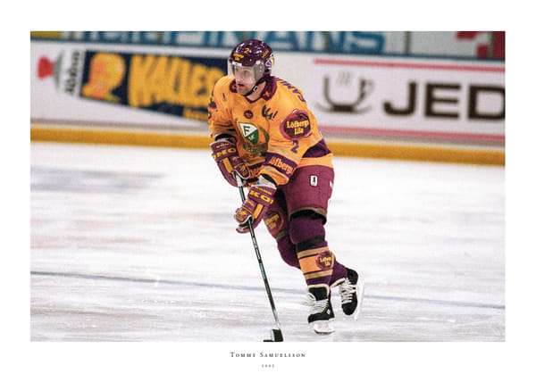 Poster Tommy Samuelsson Färjestad BK Mot AIK 1992 N.01