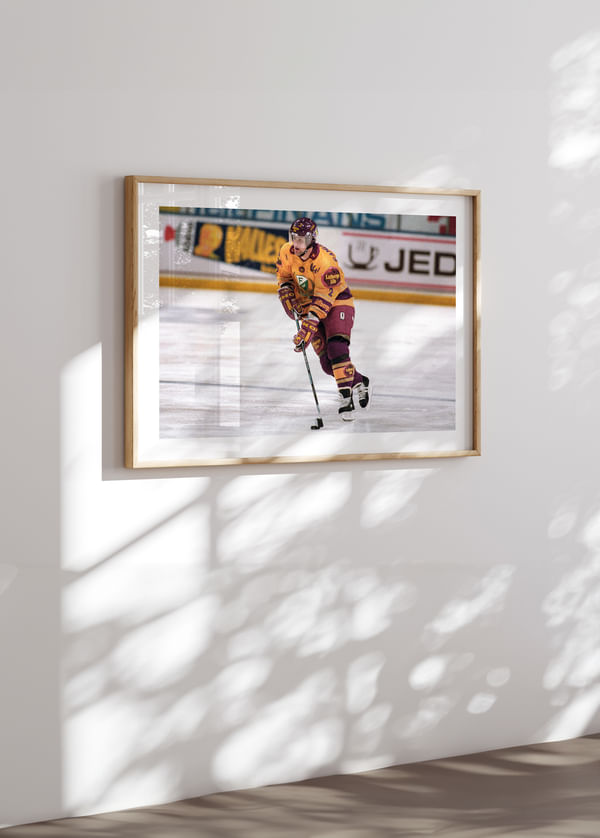 Poster Tommy Samuelsson Färjestad BK Mot AIK 1992 N.01 crossfade