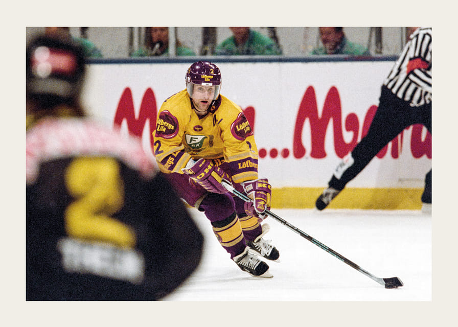 Tommy Samuelsson Färjestad BK Mot AIK 1992 N.02-12