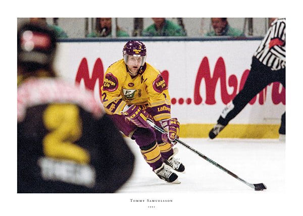 Poster Tommy Samuelsson Färjestad BK Mot AIK 1992 N.02