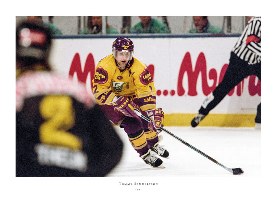 Tommy Samuelsson Färjestad BK Mot AIK 1992 N.02-12