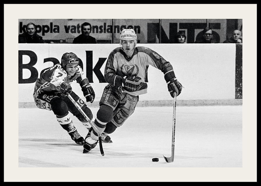 Håkan Loob Färjestad BK Mot Västra Frölunda 1980-12