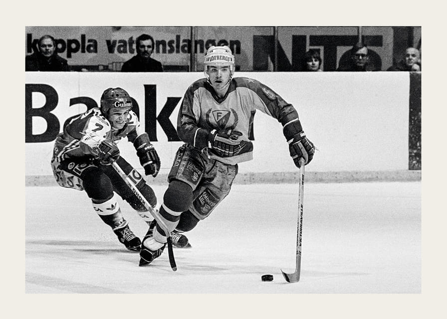 Håkan Loob Färjestad BK Mot Västra Frölunda 1980-12