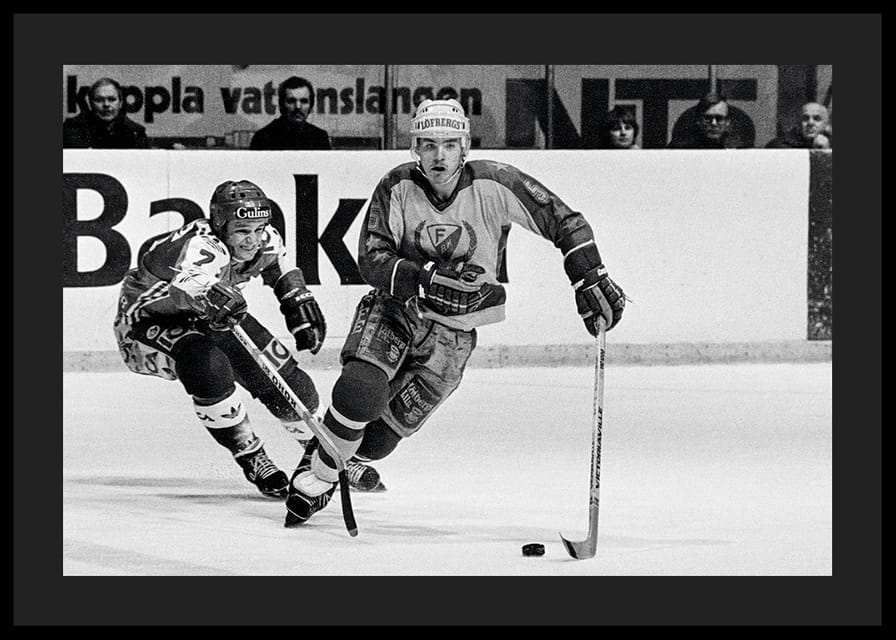 Håkan Loob Färjestad BK Mot Västra Frölunda 1980-12