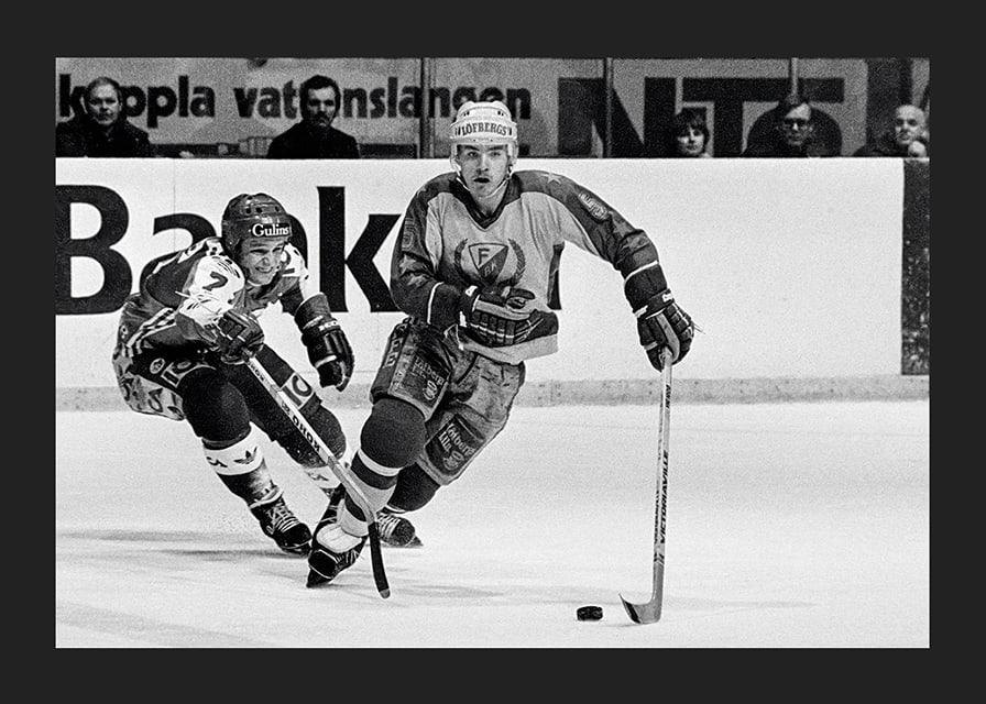 Håkan Loob Färjestad BK Mot Västra Frölunda 1980-12