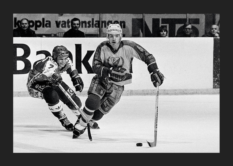 Håkan Loob Färjestad BK Mot Västra Frölunda 1980-12