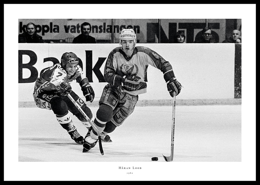 Håkan Loob Färjestad BK Mot Västra Frölunda 1980-12