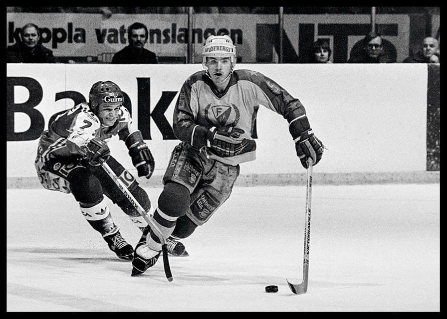Håkan Loob Färjestad BK Mot Västra Frölunda 1980-12