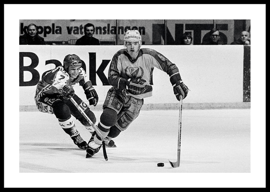 Håkan Loob Färjestad BK Mot Västra Frölunda 1980-12