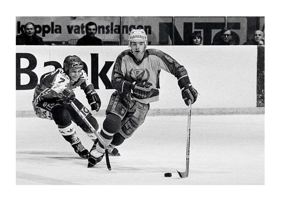 Håkan Loob Färjestad BK Mot Västra Frölunda 1980-12