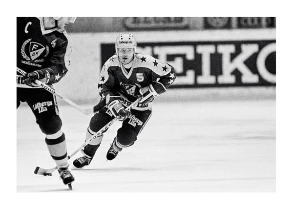 Poster Håkan Loob Färjestad BK Mot Djurgården 1982