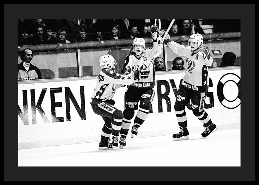 Håkan Loob Färjestad BK Firar 1983-12