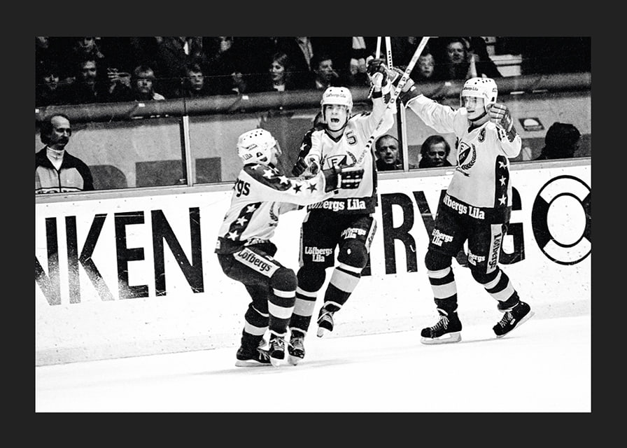 Håkan Loob Färjestad BK Firar 1983-12