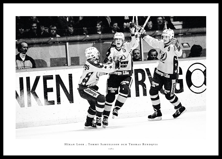 Håkan Loob Färjestad BK Firar 1983-12