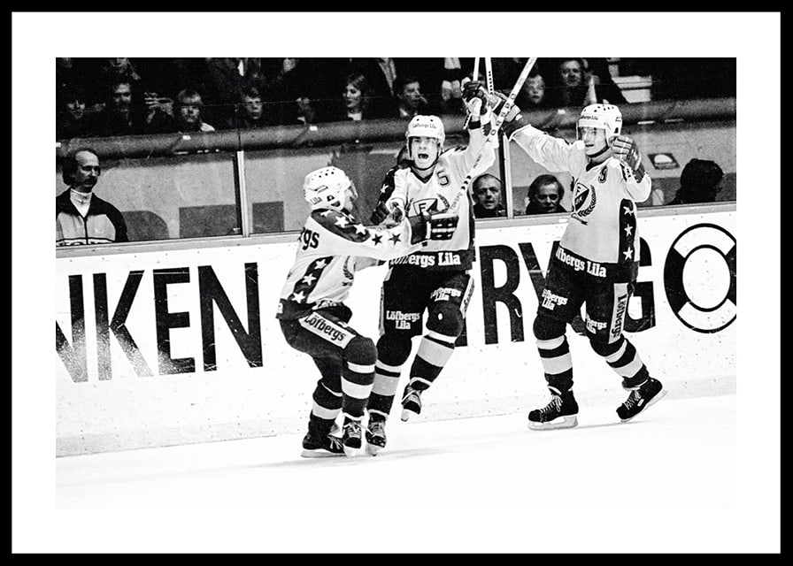 Håkan Loob Färjestad BK Firar 1983-12