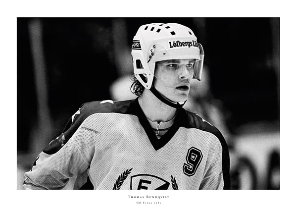 Poster Thomas Rundqvist Färjestad BK SM-Final 4 1983