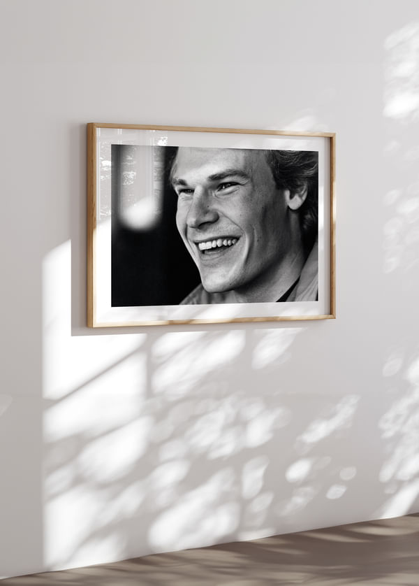 Poster Thomas Rundqvist Färjestad BK 1983 crossfade