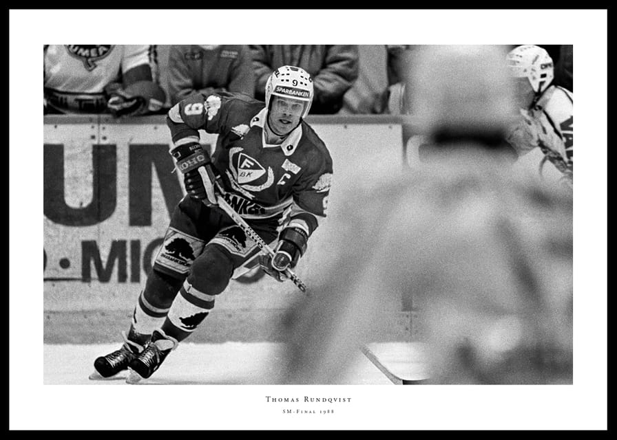 Thomas Rundqvist SM-Final Färjestad BK - Björklöven 1988-12