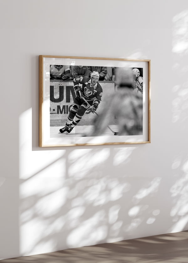 Poster Thomas Rundqvist SM-Final Färjestad BK - Björklöven 1988 crossfade