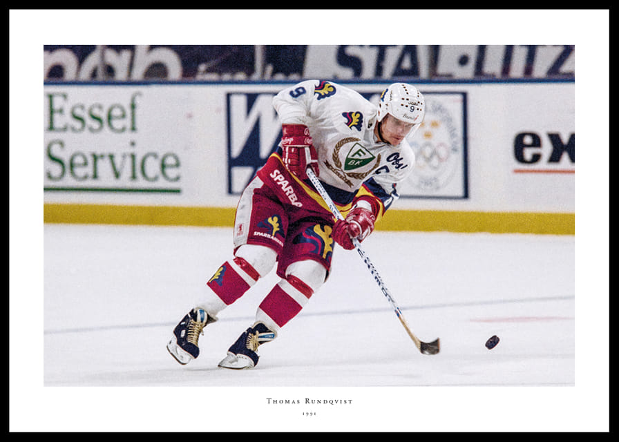 Thomas Rundqvist Färjestad BK Mot AIK 1991-12