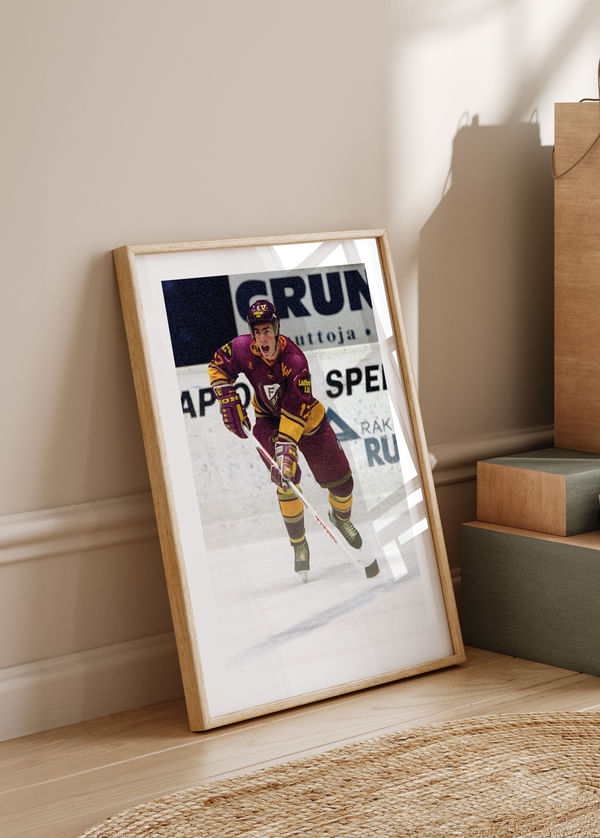 Poster Mathias Johansson Färjestad BK Mot IFK Helsingfors 1992 No1 crossfade